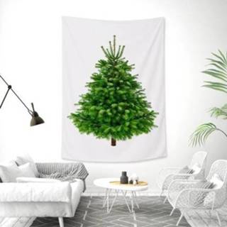 👉 Kerstboom active Rechthoekige perzik huid wandtapijten muurschildering kerstdecoratie wandtapijten, afmeting: 100x150cm(7)