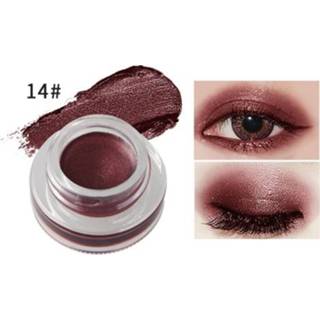 👉 Oogschaduw rood groen active Niceface 3 STKS Natuurlijke Enkele Crème Waterdicht Langdurige Pigmenten Kleur Shimmer Metallic (14)