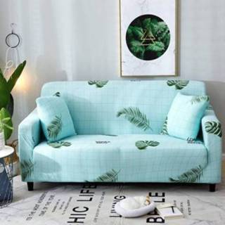 👉 Sofa elastische antislip active Double Seat Four Seasons Printing Volledige dekking Cover (zomerstijl)