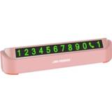 👉 Nachtlamp roze active 3 STKS JK-297 Verborgen parkeernummerkaart Nachtlampje Nummerknop Parkeernummerkaart, stijl: 5 sets nummers (roze)