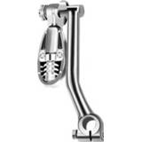 👉 Motorfiet aluminium RVS zilver active TF-2612 Motorfiets Gestart Staaf Fire Rod Elektrische Installatie Starter (Zilver)