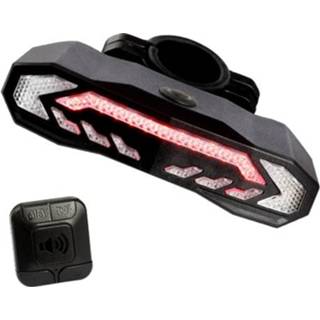 👉 Afstandsbediening zwart active SF31 Fietsrail Licht Rem Stuursensor Anti-Diefstal Alarm Draadloze Waarschuwingsbel (Zwart)