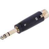 👉 Microfoon active mannen vrouwen LZ1165G 6,35 mm stereo mannelijk naar XRL vrouwelijk audio-adapter luidsprekerconnector