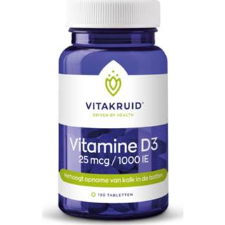 Vitamine active Vitakruid D3 25mcg Tabletten 8717438690520