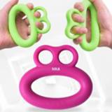 Trainingsapparaat purper active MAXSOINS MXO-DOUBLE-001 Frog Shape Finger Grip Ring, Specificatie: 50LB (Plane Purple)