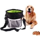 Heuptas zwart active Pet Training Bag Snack Outdoor Draagbare twee-in-een opvouwbare multifunctionele tas (zwart)