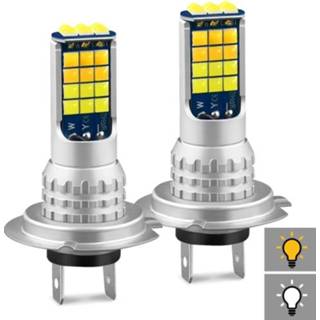 👉 Mistlamp active 2 STKS V6 H7 DC9-36V 30W 3000LM IP65 Auto LED Dubbele Kleur met 30LEDs SMD-2525 Lamp