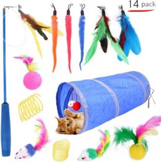 👉 Stokje pluche active Huisdier Kat Speelgoed Set Grappige Stok Muis Combo Speelgoed, Specificatie: No.12