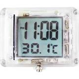 👉 Thermometer active Night-Ray Square Waterproof Motorcycle Clock Nachtlampje Elektronisch horloge
