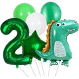 👉 Dinosaurus aluminium active 5934 Membraan Latex Combinatie Digitale Ballon Set Achtergrond Decoratie Cartoon (2)