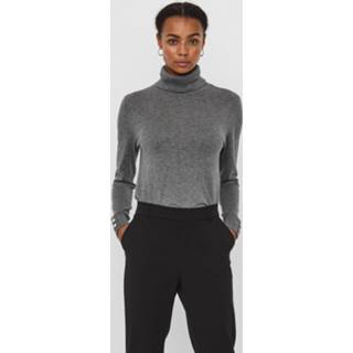 👉 Trui katoen XS vrouwen grijs 'Milda' 5715103817671