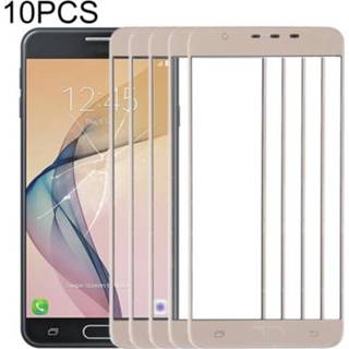 👉 Lens goud active 10 STUKS Front Screen Outer Glass voor Samsung Galaxy J7 Prime, On7 (2016), G610F, G610F / DS, DD, G610M, G610M G610Y DS (Goud)