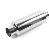 👉 Motorfiet RVS active Universele auto / motorfietsen uitlaatpijp uitlaat 2,5 inch tot