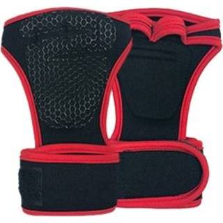 Sporthandschoen rood siliconen XL active Sporthandschoenen pull-up oefenhandschoenen, maat: (normaal rood)