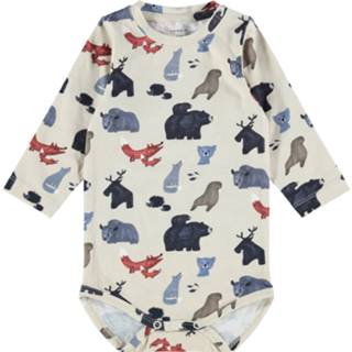 👉 Rompertje biologisch katoen jongens grijs Rompertje/body 'Rasmus' 5715207706840