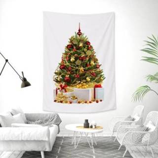 👉 Kerstboom active Rechthoekige perzik huid wandtapijten muurschildering Kerstdecoratie wandtapijten, afmeting: 145x215cm (11)