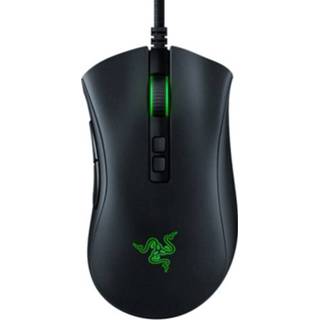 👉 Bedrade muis zwart active Razer DeathAdder V2 20000 DPI Optische 8-toetsen programmeerbare muis, kabellengte: 2,1 m (zwart)