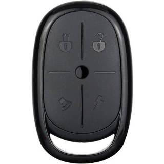 👉 Garagedeur zwart active AK-K2000812 4-knops Kopie Stijl Elektrische Barrière Batterij Autosleutel Afstandsbediening, Frequentie: 433 MHZ (Zwart)