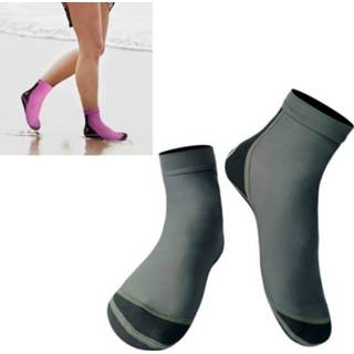👉 Strandsokken grijs neopreen nylon antislip s active mannen DIVE&SAIL 1,5 mm + snorkelsokken Duiksokken strandsokken, maat: (33-35) (heren grijs)