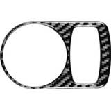 👉 Schakelaar koolstofvezel active Auto Koplamp Decoratieve Sticker voor Audi Q3 2013-2018, Links en Rechts Drive Universal