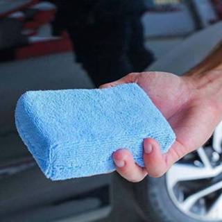 👉 Spons active 10 stks/set FJDLK-001 Microfiber Auto Wassen Reinigen Waxen Polijsten Handdoek Doek Vierkante Car Care Tools 4 cm Dik (12x8x4 cm)