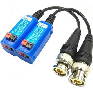 Transceiver active 2 STUKS Anpwoo 800C Splitsbare Top Press Schroefloze Video Balun HD-CVI / AHD HDVI 1CH Passieve