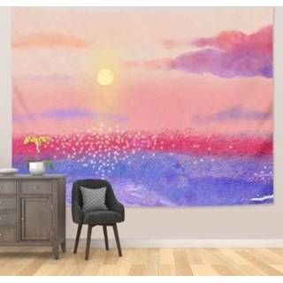 👉 Olieverf medium active meisjes Meisje Hart Behang Achtergrond Doek Kamer Decoratie Opknoping Doek, Maat: 150x100cm (Landschap-5)