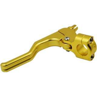 👉 Koppeling aluminium gouden active ATV Handremmen CNC 22mm Handvathouder Universele Handrem (Gouden)