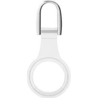 👉 Sleutelhanger transparant active 3 STKS Tracker TPU Zachte rubberen beschermhoes met U-vormige voor AirTag (transparant)