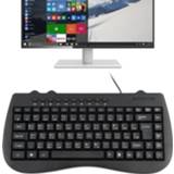 👉 Toetsenbord zwart active KB-301B Multimedia Notebook Mini bedraad toetsenbord, Cangjie-versie (zwart)