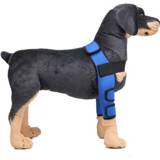 👉 Kniebeschermers m active Pet Dog Been Kniebeschermer Chirurgie Letsel Beschermhoes, Maat: (Klassiek Model (Blauw))