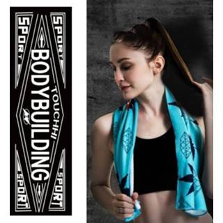 👉 Handdoek active 2 STUKS Fitness Koude Buitensporten Koeling Sneldrogende Handdoek, Maat: 100 x 30 cm (Lightning)