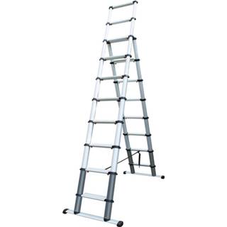 👉 EZSTEP Telescopische combiladder 2,3 meter - aanleunladder&stabiele trapladder