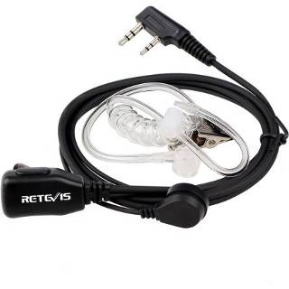 👉 Oortelefoon active RETEVIS C9003 2-pins PTT-luidsprekermicrofoon Akoestische buis