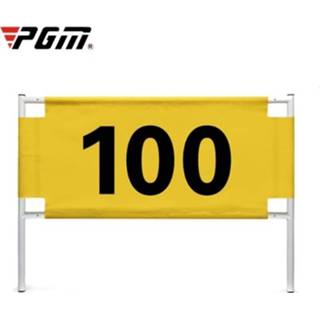 👉 Tuindoek active PGM Golfcodenummer Kaart Afstandskaart IJzeren frame + (200 meter doek)