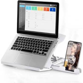 👉 Laptopsteun wit active N31 draagbare Opklapbare computersteun, kleur: (standaardeditie)