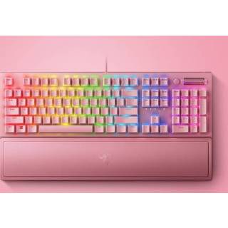 👉 Toetsenbord groene roze active Razer BlackWidow V3 RGB-verlichting Bedraad mechanisch toetsenbord, schacht (roze)