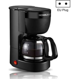👉 Koffiezetapparaat zwart small active Homezest Household Coffee Maker Automatic Mini Drip Machine, Style: EU Plug (Black)