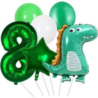 👉 Dinosaurus aluminium active 5934 Membraan Latex Combinatie Digitale Ballon Set Achtergrond Decoratie Cartoon Ballon(8)