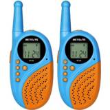 👉 Blauw active kinderen 1 paar RETEVIS RT-35 0,5 W VS Frequentie 462.550-467.7125 MHz 22CHS Handheld Walkie Talkie (blauw)