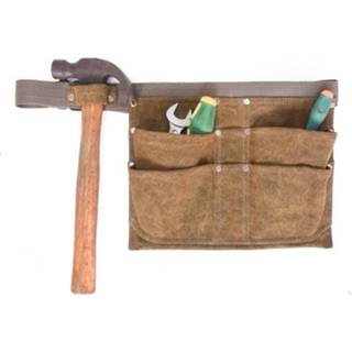 👉 Heuptas canvas active MTP-333 Tool Storage Tuinonderhoud Installatie Gereedschapstas (modderkleur)