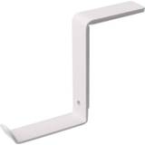 👉 Hoofddeksel wit metalen active 2 STKS JD045 Computer Hoofddeksels Headset Haak Multifunctioneel Display Rack (Wit)