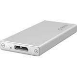 👉 Opslagbehuizing aluminium zilver active ORICO MSA-U3 USB3.0 Micro-B externe Harde schijfdoos voor 50 mm x 30 M-SATA SSD (zilver)