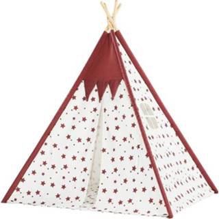 👉 Speelhuisje roze active kinderen Indiase Tent Katoenen Doek Indoor Speelhuis Ouder-kind Poppenhuis (Roze Sterren)