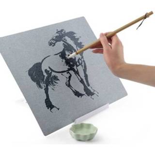👉 Schrijfbord active Schrijfborstel Water Kalligrafie Oefenset Herbruikbaar Schrijfdoek A3