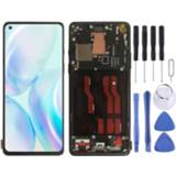 👉 Digitizer zwart active AMOLED Materiaal LCD-scherm en Volledige montage met frame voor OnePlus 8 IN2013 2017 2010 (zwart)