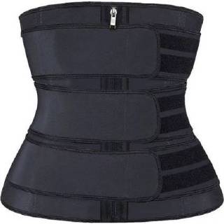 👉 Corset zwart XXL active vrouwen Sports Body Shaping-tailleband voor dames, maat: (zwart)