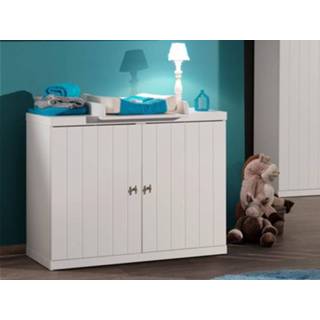 👉 Commode satijn wit ROLAND 2 deuren gelakt 5400551069979 5400943139907