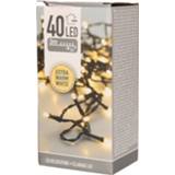 👉 Kerstverlichting wit kunststof extra warm buiten 40 lampjes