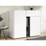 👉 Commode wit VESUVE 2 deuren wit/grafiet 5400551302120 5400943154382